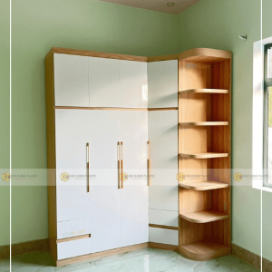 Tủ nhựa quần áo Ecoplast góc chữ L EC-TNEC08