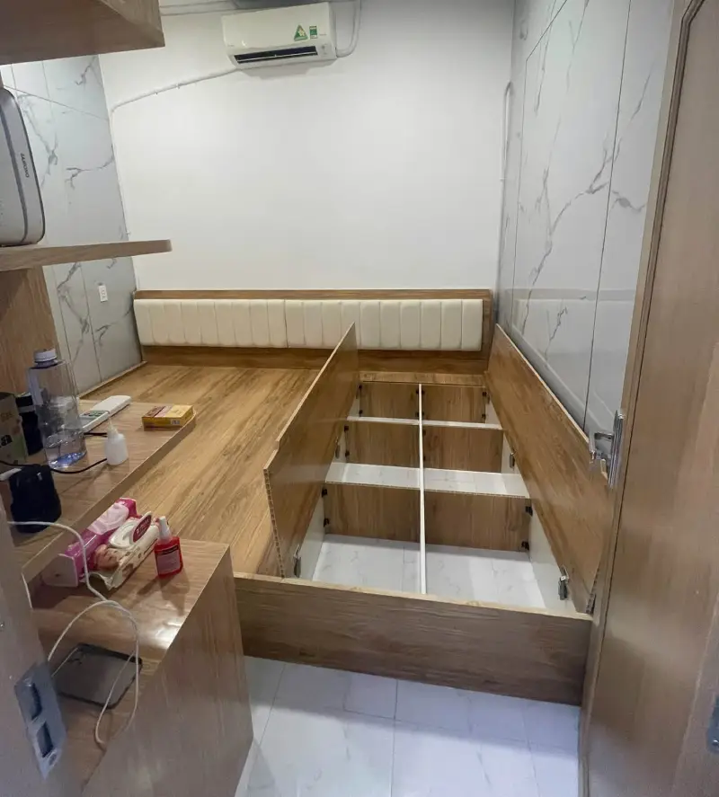 Giường ngủ nhựa sang trọng hiện đại Ecoplast EC-GEC12