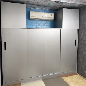 Tủ nhựa quần áo Ecoplast 4 cánh lùa kịch trần có khe lắp điều hòa EC-TNEC109