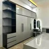 Tủ nhựa quần áo Ecoplast 5 cánh 1 kệ kịch trần liền bàn trang điểm EC-TNEC13
