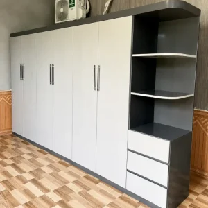Tủ nhựa quần áo Ecoplast 6 cánh 1 kệ EC-TNEC107