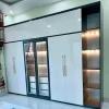 Tủ nhựa quần áo Ecoplast 6 cánh 1 kệ kèm kính cường lực EC-TNEC19