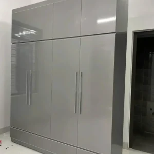 Tủ nhựa quần áo Ecoplast cao cấp 4 cánh kịch trần EC-AR2 màu xám