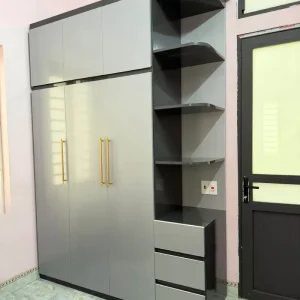 Tủ nhựa quần áo cao cấp 3 cánh 1 kệ kịch trần nhựa Ecoplast EC-AR1