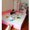 Giường ngủ màu hồng cho bé gái màu hồng EC-GEC06
