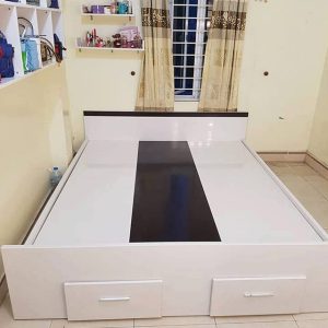 Giường ngủ nhựa Ecoplast 2 ngăn kéo cao cấp EC-GEC01