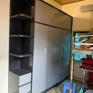 Tủ nhựa quần áo Ecoplast 4 cánh 1 kệ lùa kịch trần EC-TNEC108