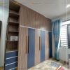 Tủ nhựa quần áo Ecoplast phối màu đen nâu âm tường EC-AR3