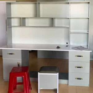 Bàn học nhựa đôi Ecoplast cho 2 bé đồng cấp nhiều ngăn sách EC-BHS03