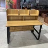 Bàn học nhựa đơn cho bé Ecoplast chân sắt có ngăn EC-BHS17