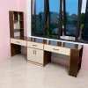 Bàn làm việc đôi nhựa Ecoplast liền giá sách EC-BLV08