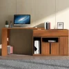 Bàn làm việc nhựa Ecoplast có mặt ngăn và chân để case máy PC EC-BLV11