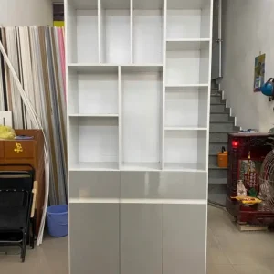 Kệ sách nhựa Ecoplast giả gỗ EC-KSN06