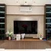 Kệ tivi nhựa Ecoplast dạng bệt liền tủ rượu đối xứng EC-KTV01