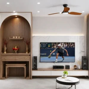 Kệ tivi nhựa Ecoplast liền bàn thờ EC-KTV13