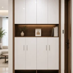 Tủ giầy dép chữ I âm tường nhựa Ecoplast EC-TGD13