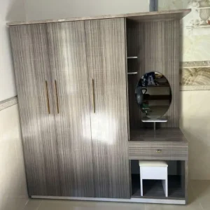 Tủ nhựa 3 cánh kết hợp bàn trang điểm Ecomi EC-ECM05