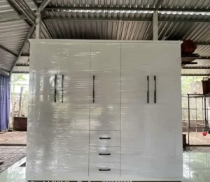 Tủ nhựa quần áo 5 cánh 3 ngăn kéo Ecomi EC-ECM06