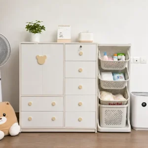 Tủ quần áo nhựa trẻ em sơ sinh Ecoplast EC-TTE08