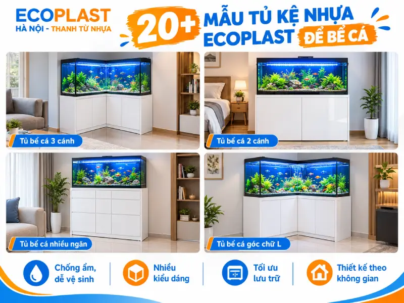 Tủ kệ nhựa bể cá