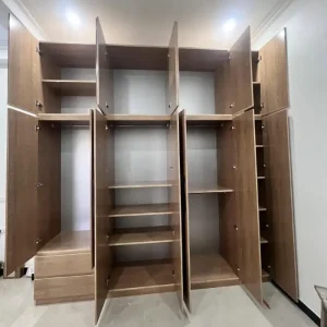 Tủ nhựa quần áo 7 cánh mở kịch trần Ecoplast EC-TNEC122 cấu tạo
