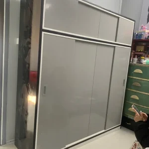 Tủ nhựa quần áo Ecoplast 4 cánh lùa (trượt) thấp EC-TCL10